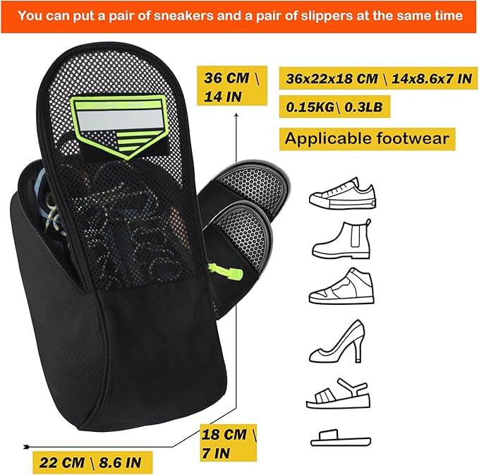 Shoe Bag Golf Travel Soccer Gym Sport - Image 3