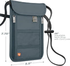 Lewis N. Clark Stash Neck Travel Wallet, RFID Blocking Passport Holder - Image 2