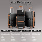 4-Piece Hardshell Luggage Set - Image 5