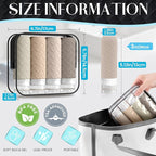 Travel Bottles for Toiletries, TSA Approved Silicone Travel Size Containers for - Image 3