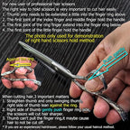 Hair Scissors 6 Inch Professional Barber Hair Cutting Scissors hairdresser haircut scissors 440C Barber Shears Rose handle KINSARO for Hairdresser Barbershop or Home Use