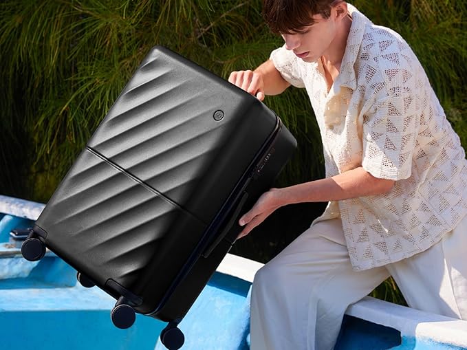 Trunk Luggage 26 Inch, Medium Checked Luggage - Image 3