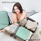 Travel Makeup Bag with LED Mirror and 10x magnifying glass with 3 Lighted - Image 6