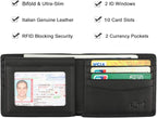 Wallet for Men-Genuine Leather RFID Blocking Bifold Stylish Wallet - Image 3