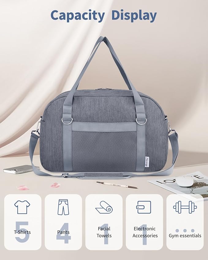Narwey For Spirit Airlines Personal Item Bag 18x14x8, Small Duffle Bag for - Image 6