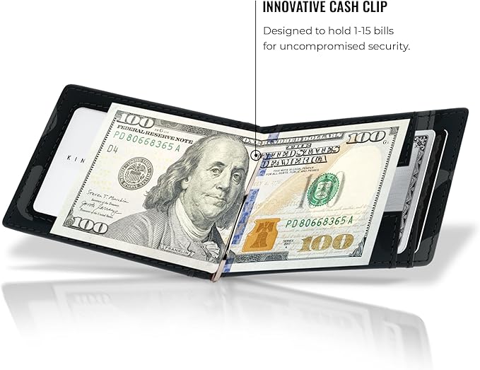Kings Loot Money Clip Slim Minimalist Wallet - Image 5