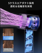 High-Speed Hair Dryer with 1.8" Touch Screen, 140,000 RPM, 5 Billion Negative Ions, 15 Custom Modes, Instant Start for Fast Drying & Hair Care 1600W