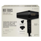 HOT Tools Pro Artist Black Gold Infrared Ionic™ Salon Dryer | Fast Drying, Styling and Smooth Results (Black)