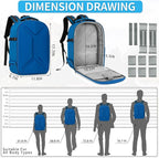 TORIBIO Camera Backpack, Hardshell DSLR Photography Camera Bag, Waterproof Hard - Image 4