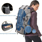 Loowoko 50L Hiking Backpack, Waterproof Camping Essentials Bag - Image 5