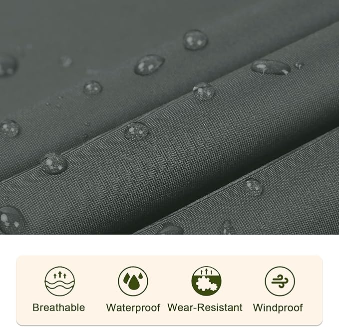 SaphiRose Unisex Rain Poncho Raincoat Hooded - Image 5