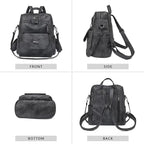 PU Leather Backpack Purse for Women Fashion Multipurpose Design Handbag Ladies - Image 3