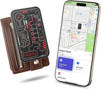 MFish Wallet Tracker Card, GPS Bluetooth Tracker, Air-Tag Works by mfishproductspage