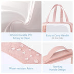 PACKISM Clear Toiletry Bags, 3 Pack Clear Makeup Bags - Image 5