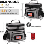 ATRIPACK Lunch Bag for Men, Double Deck Tactical Lunch Box Work - Image 4