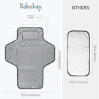 Babebay Waterproof Portable Diaper Changing Pad, Foldable Travel Changing Mat - Image 3