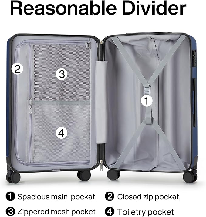 Hanke Luggage Sets 2 piece Carry On Luggage - Image 6