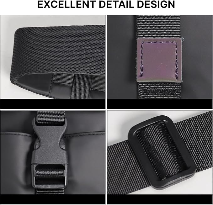 Crossbody Messenger Bag for Women Men Travel Backpack Convertibale Sling Bag - Image 7