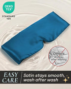 Zenssia Satin Sleep Mask for Women and Men, Lightweight Padded Eye Mask - Image 3
