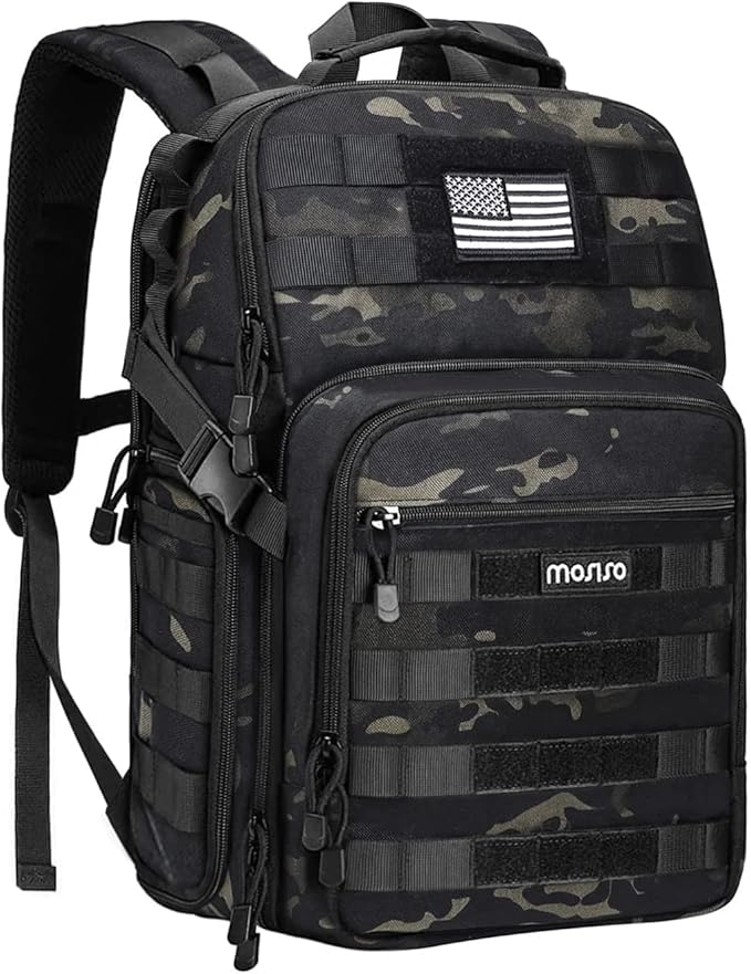 MOSISO Camera Backpack, DSLR/SLR/Mirrorless Photography Tactical Camera Bag Case by MOSISO