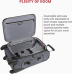 SwissGear Sion Softside Expandable Luggage, Dark Grey, Carry-On 21-Inch - Image 6