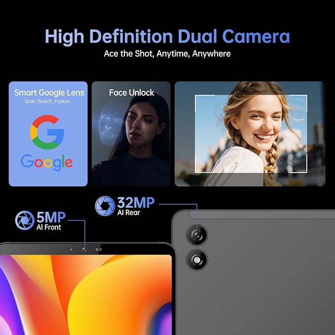 Android Tablet, 8.4 inch Android 14 Snapdragon 685 Processor, 12GB RAM 128GB - Image 6