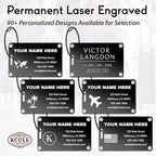Personalized Luggage Tags: Custom Metal Luggage Tags - Image 3