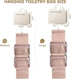 Hanging Toiletry Bag for Women Travel, 2 Sizes Large & Small Waterproof - Image 2