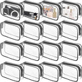 16 Pieces Clear Makeup Bags Bulk, TSA Approved Toiletry Bag by YedsIntu