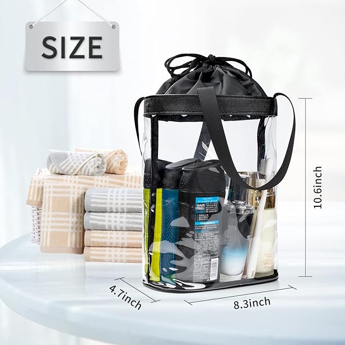 Clear Makeup Bags, TSA Approved Toiletry Bag - Image 3