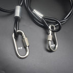 5FT 6mm Stainless Steel Security Cable Lock, Braided Steel Vinyl Coated Safety - Image 5