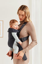 BabyBjörn Baby Carrier Mini, Anthracite, 3D Mesh | Newborn Carrier, Easy-to-Use - Image 3