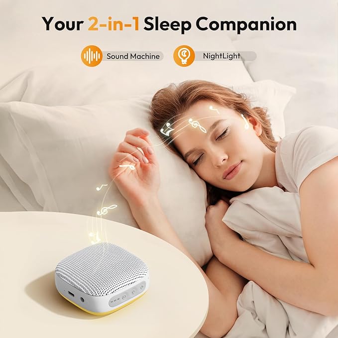 Portable Sound Machine for Travel, Mini Noise Machine - Image 2