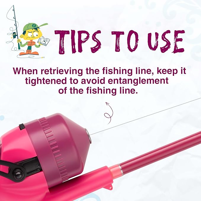 Kids Fishing Pole, Telescopic Fishing Rod, Toddler Collapsible Fishing Rod and - Image 5
