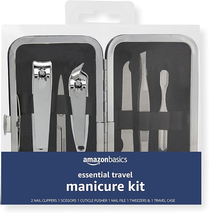 Amazon Basics 6-Piece Essential Travel Manicure Kit by AmazonBasics