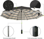 LLanxiry Compact Travel Umbrella, Mini Windproof Umbrellas - Image 2