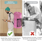 Laundry Bag Backpack, Extra Large Travel Laundry Bag - Image 6