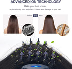 Hair Dryer Brush, Aima Beauty 4-in-1 Upgrade Hot Air Straightener Curler Function for Women, Hair Styling Tools, Prussian Blue-Round