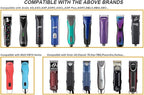 Size 84 Detachable Replacement Blades,compatible with oster Classic 76/Star-Teq/Power-Teq andi A*dis AGC,BDC,BGC,MBG Series Clippers,3/32-Inch Cut Length For Dogs and Medium-Size Animals