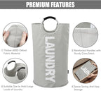 DOKEHOM 125L X-Large Collapsible Washing Laundry Basket Bag - Image 7