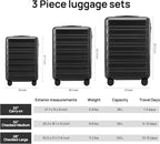 Carry on Luggage 22 X 14 X 9 Airline Approved, 20 Inch Luggage - Image 9