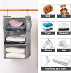 MAX Houser 3 Tier Shelf Hanging Closet Organizer, Space Saver, Closet Hanging - Image 7