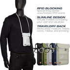 Lewis N. Clark RFID Blocking Stash Neck Wallet, Travel Pouch + Passport Holder - Image 6