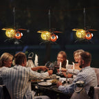 Bee Solar Outdoor Hanging Lantern Creative Small Sculpture Lights Durable - Image 2