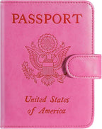Passport Holder Cover Wallet RFID Blocking Leather Card Case Travel Accessories by PASCACOO