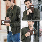 Top Grain Leather Travel Passport Wallet Holder - Image 3