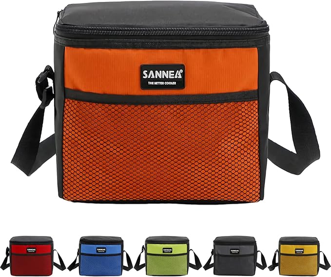 6 Can/5L Lunch Bag for Women Men Portable Lunch Box Small Cooler Bag Soft by YUMINGUHC