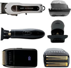 Supreme Trimmer 3-in-1 Barber Bundle | Pro Clipper Lite, DLC T-Shaper Trimmer, Crunch Lite Foil Shaver | Professional Beard Trimmer/Clipper Kit | Value Bundle 1