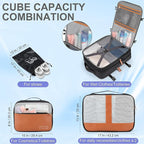 42L Travel Laptop Backpack, Expandable Carry-on Luggage, Anti-Theft Business - Image 4
