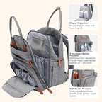 BabbleRoo Diaper Bag Backpack - Image 5
